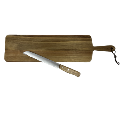 Tabletops Gallery 2pc Board with Knife Set