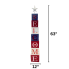 63" Patriotic Welcome Decor