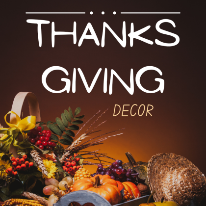 Thanksgiving Home Accents & Decor