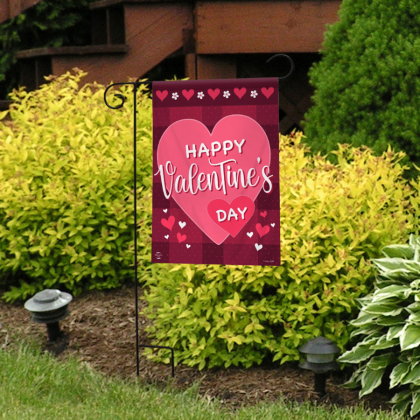 Valentines Garden Flags