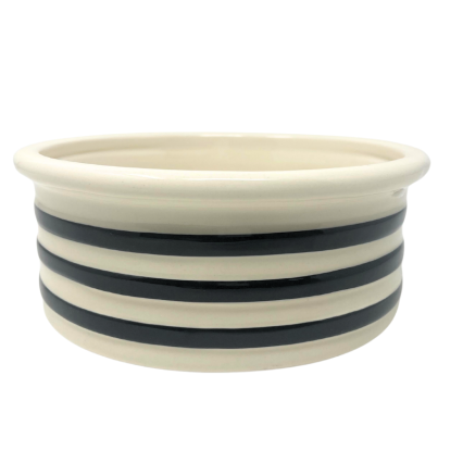 Black & White Stripe Bowl