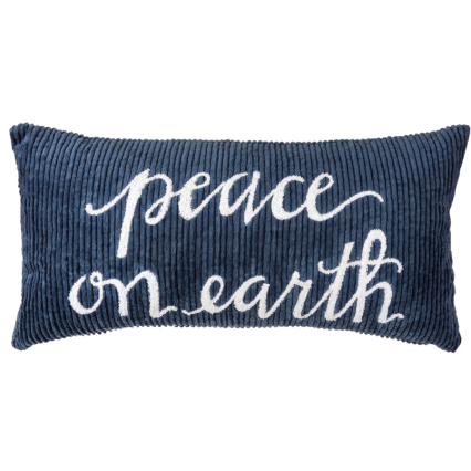 20" x 10" Peace On Earth Pillow