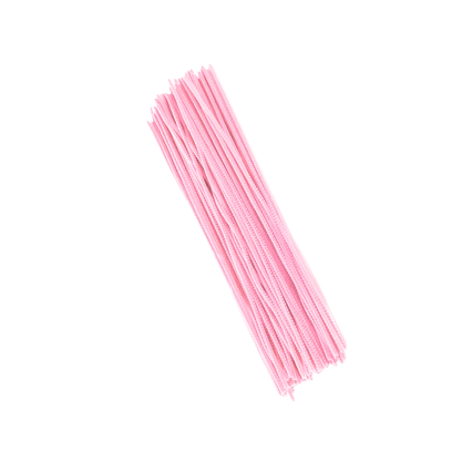 12" Chenille Stems - Pink