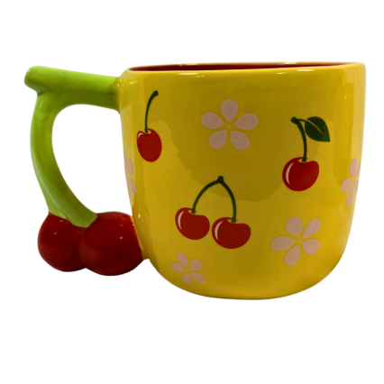 Cherry Mug-Yellow