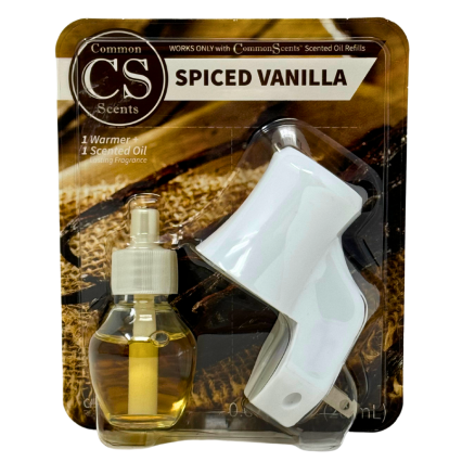 Pluggable Warmer w/ Oil- Spiced Vanilla