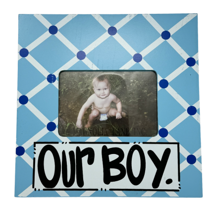 11” Our Boy Photo Frame