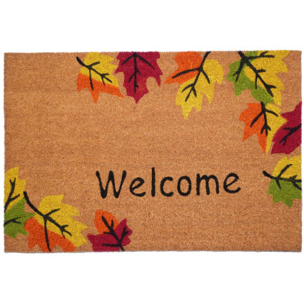 Welcome with Leaves