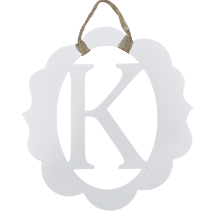 Monogram Quatrafoil K White