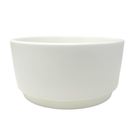 3" Ceramic Pet Bowl - White