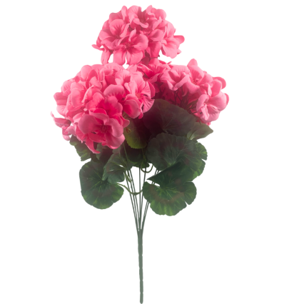 18" Geranium Bush - Pink