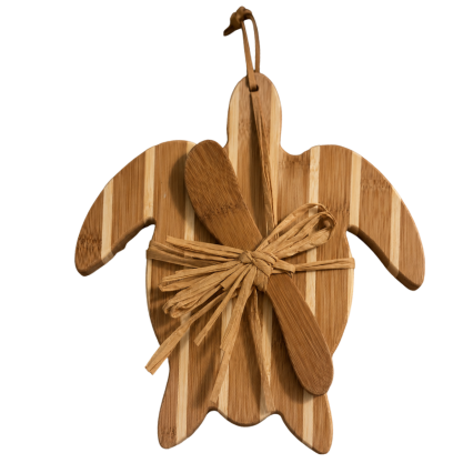 11.5" Turtle Serving Board & Spreader