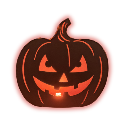 7" Light up Jack-O'-Lantern