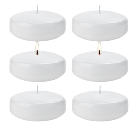 Floating Tealight Candles- 6 Pack
