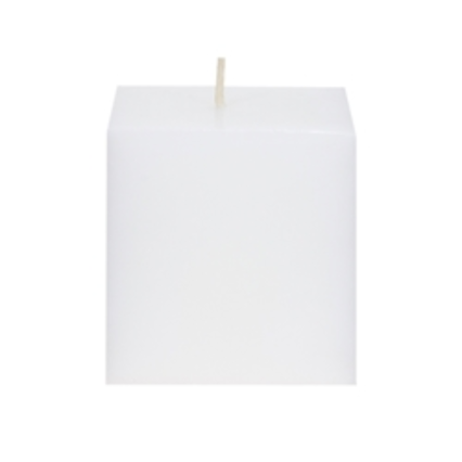 3" x 3" White Candle