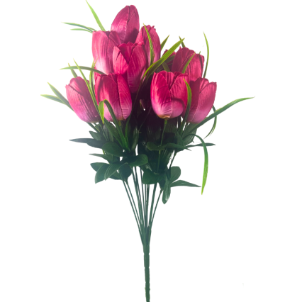 19" Tulip Bush - Fuchsia