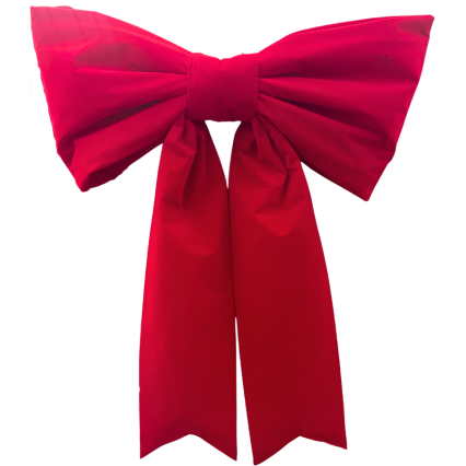 50" Red Velvet Bow