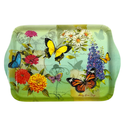 Spring Butterflies Large Tray