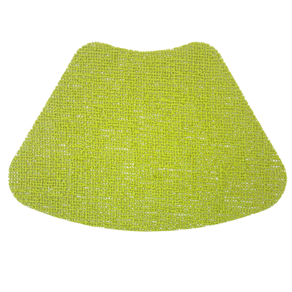 18" Bright Green Fishnet Placemat Wedge