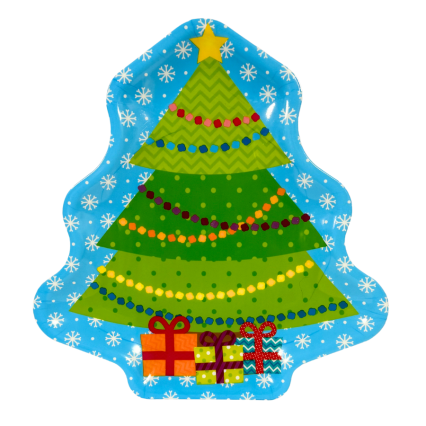 12.5" Christmas Tree Plate