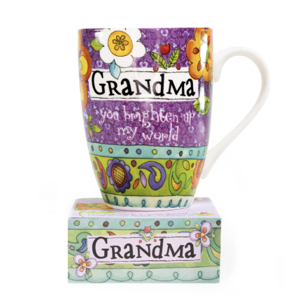 Brighten My World Grandma Mug w/ Notepad
