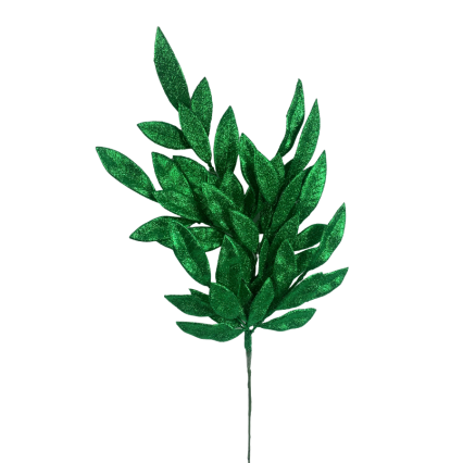 23" Sparkling Bay Leaf- Green