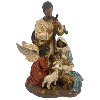 12" Nativity Figure w/ Angel