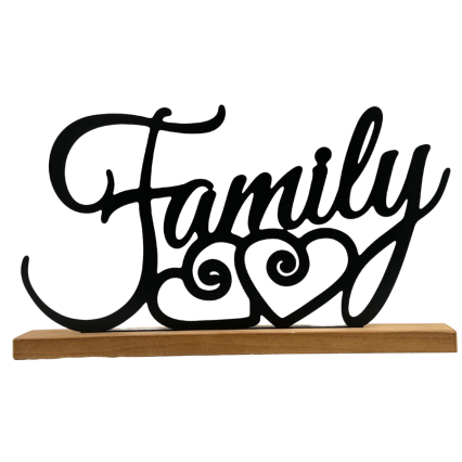 Family Standing Sign