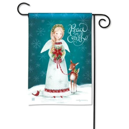 Christmas Angel Garden Flag