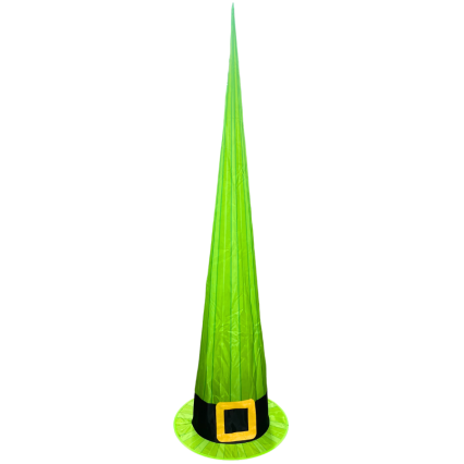 Color Changing LED Halloween Witch Hat - Green