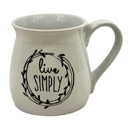 Live Simply Ceramic Mug