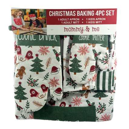 Mommy & Me Christmas Baking Set- Holiday Spirit