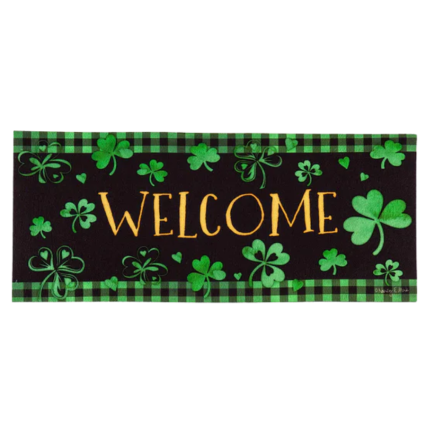 St. Patrick's Day Shamrocks Sassafras Switch Mat