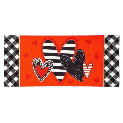 Patterned Heart Switch Mat