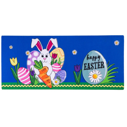 Happy Easter Bunny and Carrot Switch Mat