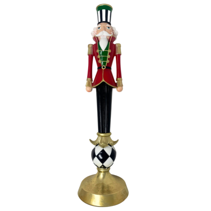 24" Nutcracker on Harlequin Base