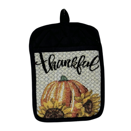 Thankful Pumpkin Pot Holder