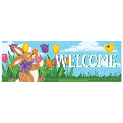 Tulip Bunnies Signature Sign