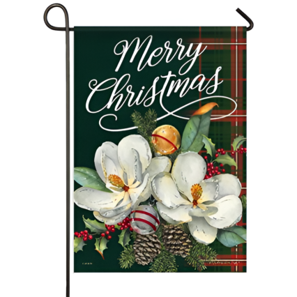 Elegant Christmas Glitter Garden Flag