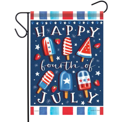 Happy 4th Garden Flag