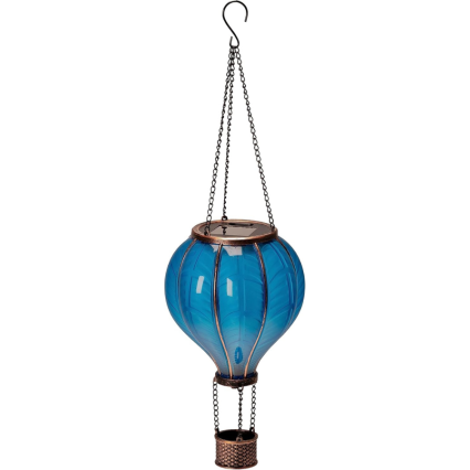 25" Hot Air Balloon Lantern - Blue