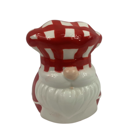 Buffalo Check Chef Hat Gnome Scrubber Holder