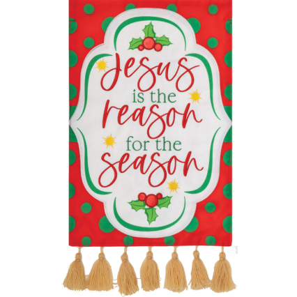 Jesus Garden Flag - Appliqie