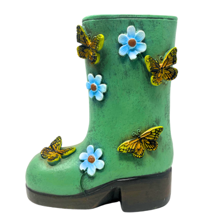 Summertime Planter Boot - Green