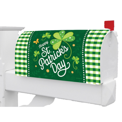 St. Pat's Check Mailbox Cover