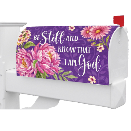 Be Still Floral Mailbox Cover