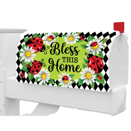 Ladybug Diamond Mailbox Cover