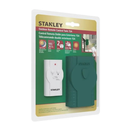 Stanley 2-Outlet Outdoor Power Remote-Control Unit