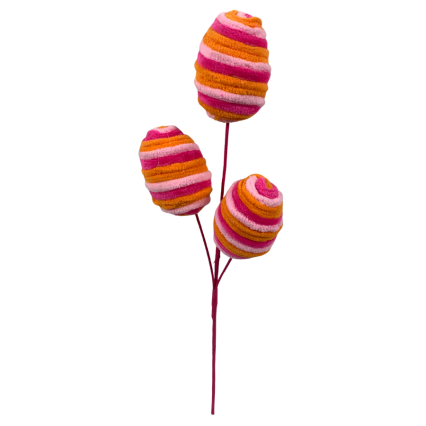 16" Orange & Pink Egg Pick
