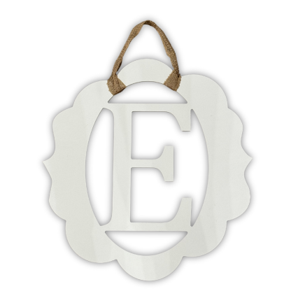 Monogram Quatrafoil E White