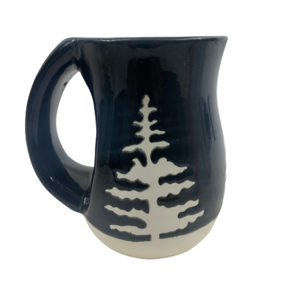 16oz Black Evergreen Cozy Mug